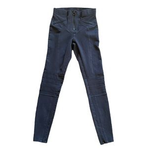 Express Blue Zip Up Leggings | Women's S